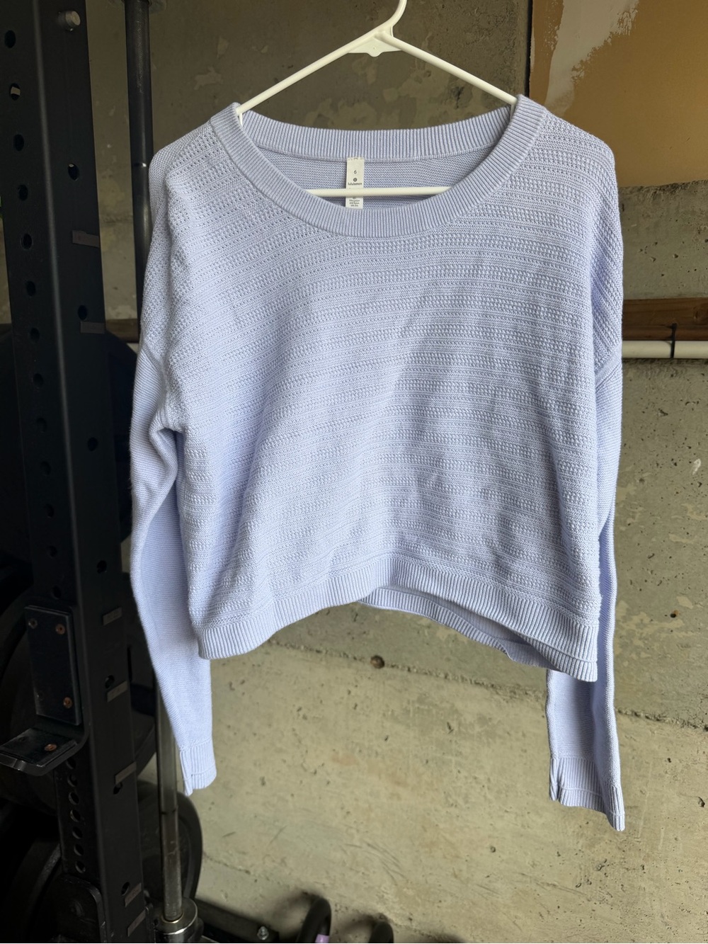 Lululemon Knit Long-Sleeve Crop Sweater